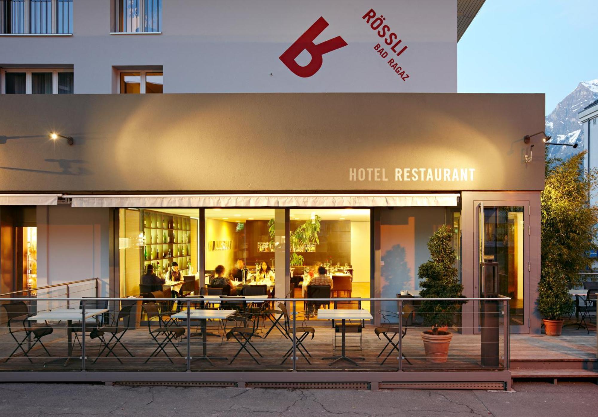 Hotel Restaurant Roessli Бад Рагац Экстерьер фото